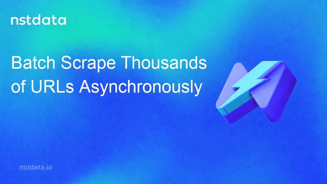 Batch scrape thousands of URLs with bounded asynchronous workers