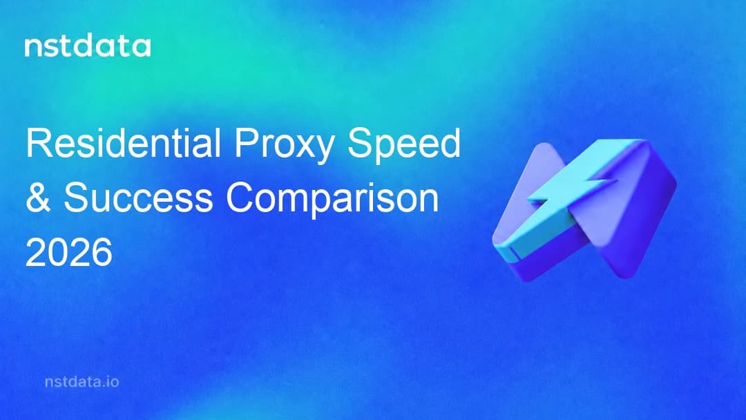 Residential proxy speed and success comparison benchmark for 2026